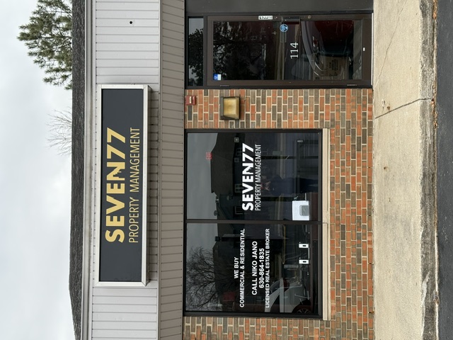 Seven77 — Building Panel Sign