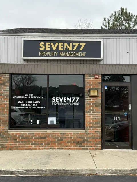 Seven77 — Building Panel Sign