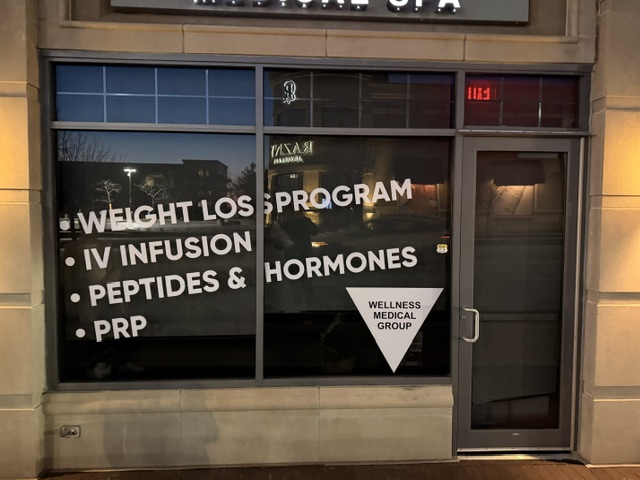 Wellness Medical — Window Lettering