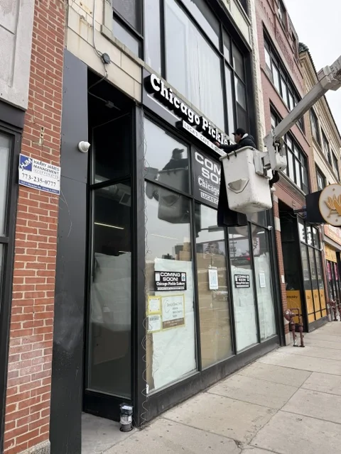 Brick Building — Storefront Sign