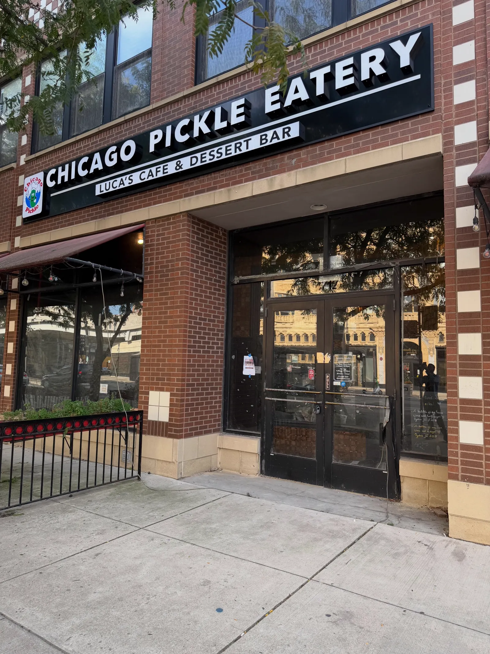Illuminated Channel Letter Sign for Chicago Pickle Eatery installed in Chicago, IL