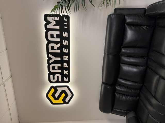 Sayram Express — Lobby Sign