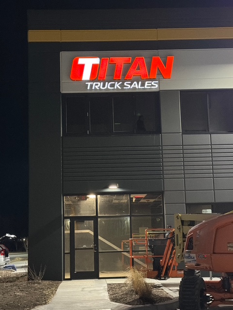 Titan Truck Sales — Channel Letters