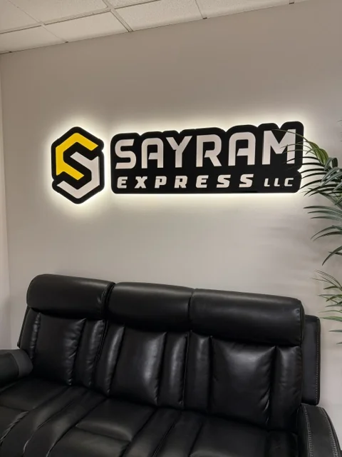 Sayram Express — Lobby Sign