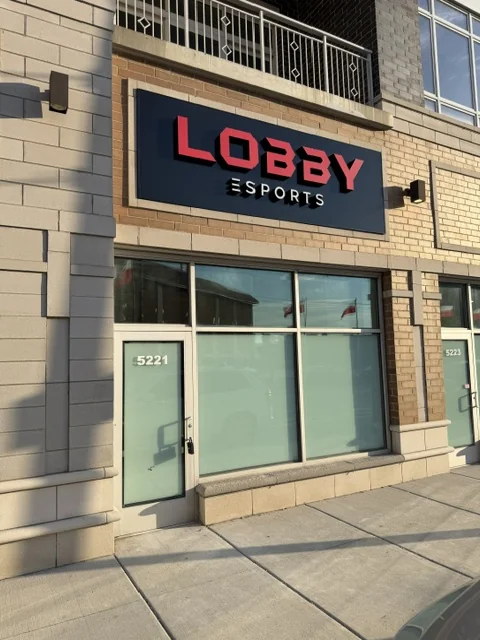 Lobby Esports — Storefront Sign