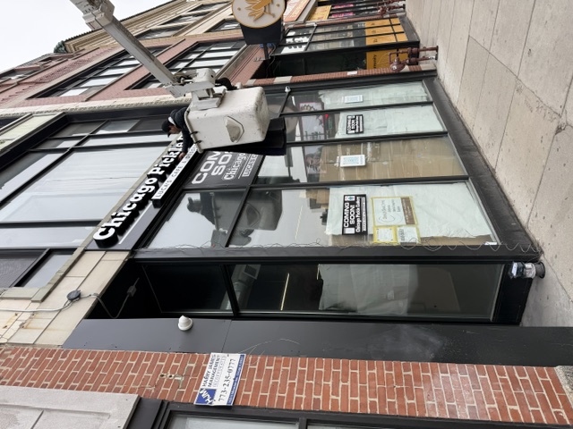 Brick Building — Storefront Sign