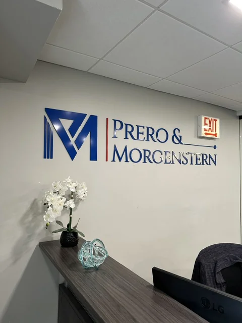 Prero & Morgenstern — Lobby Sign